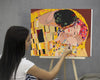 Załaduj obraz do przeglądarki galerii, Klimt Pocałunek Wyjątkowe Złote Elementy (CH0617)