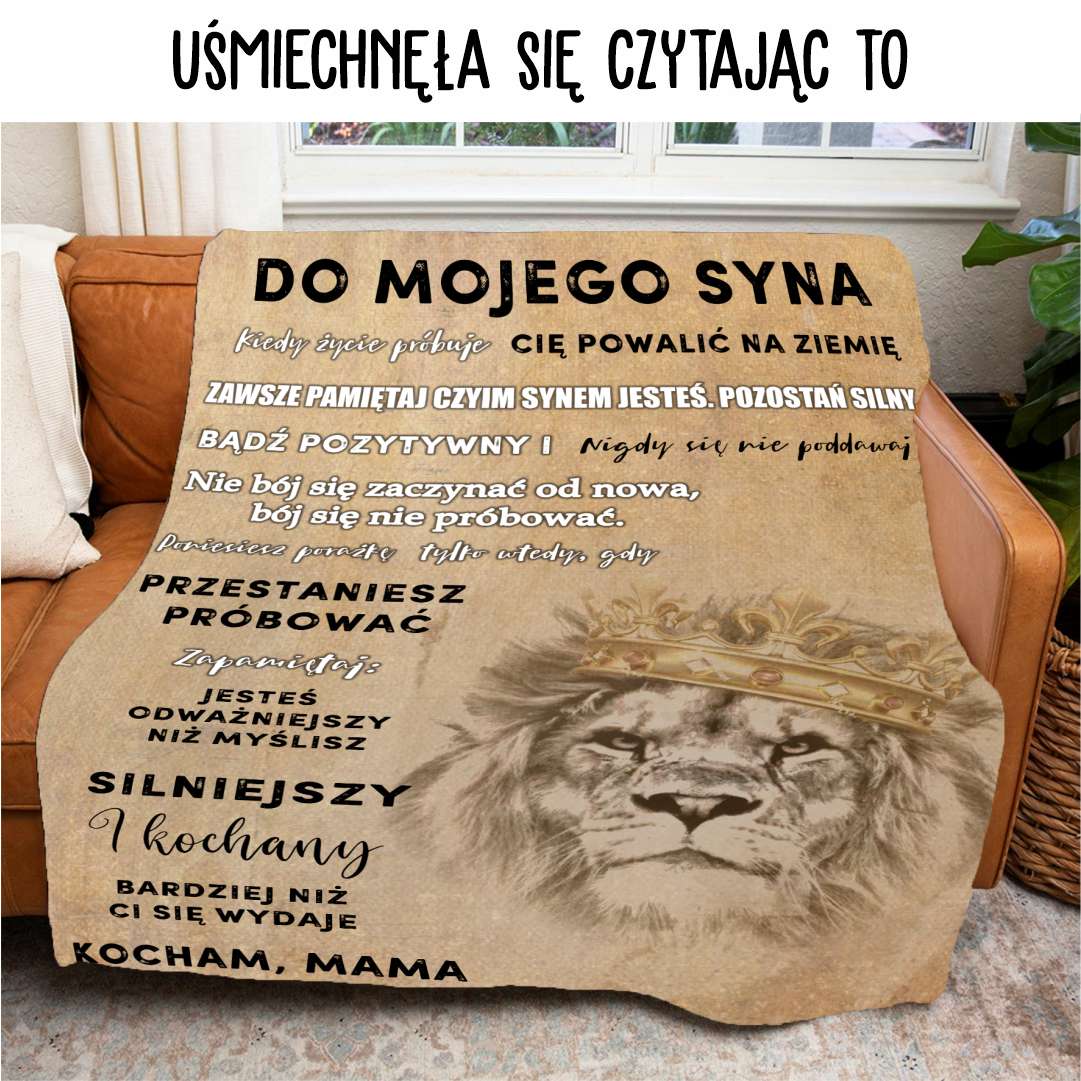 Koc od mamy "Do mojego syna"