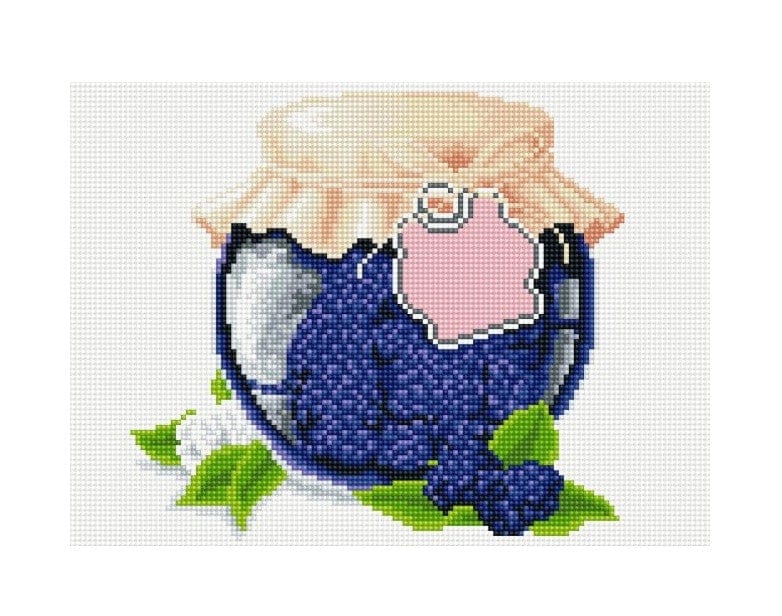 Mozaika - Dżem jeżynowy - 30x40cm Na Ramę