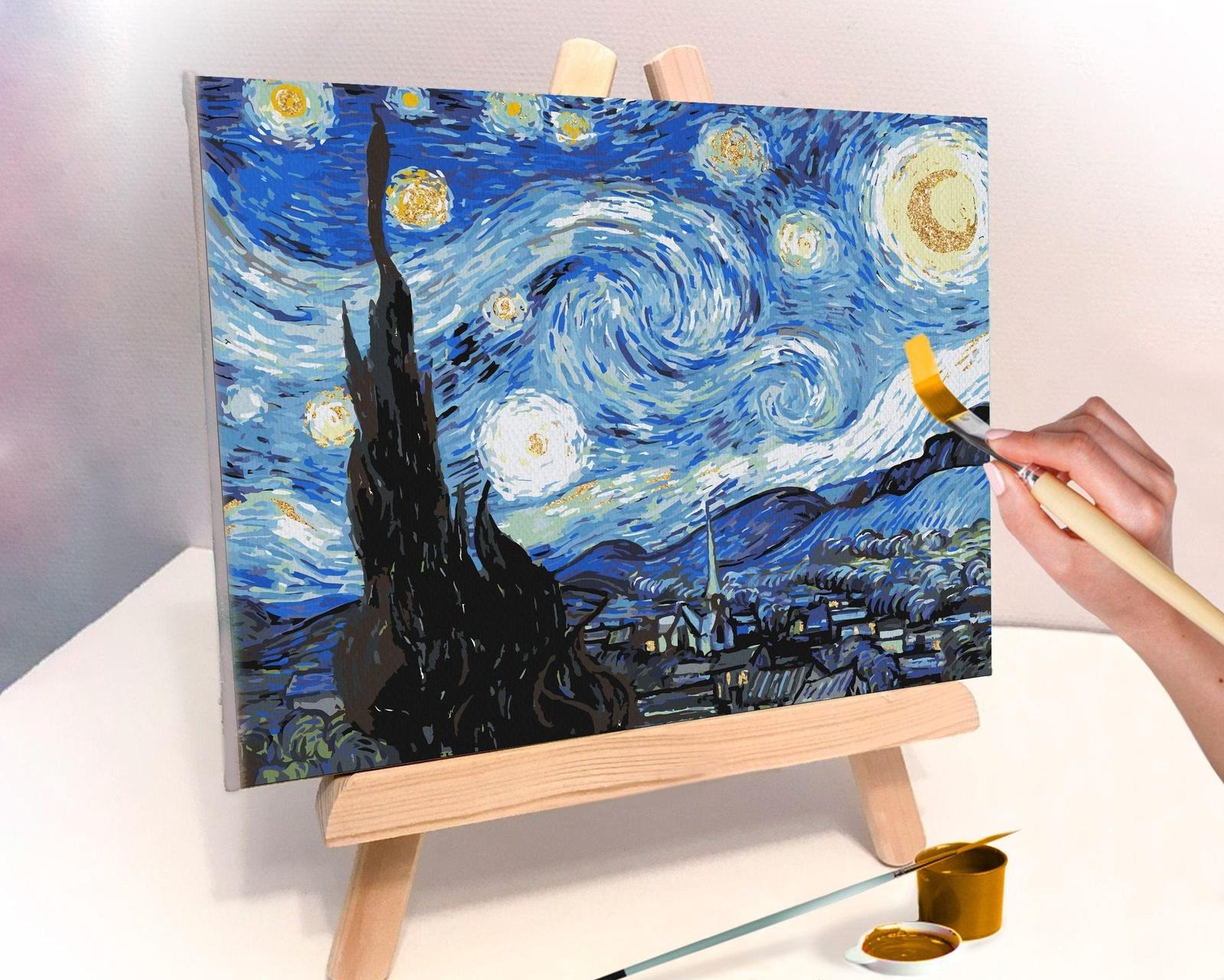 Vincent van Gogh Złota Gwiaździsta Noc (PC0441)