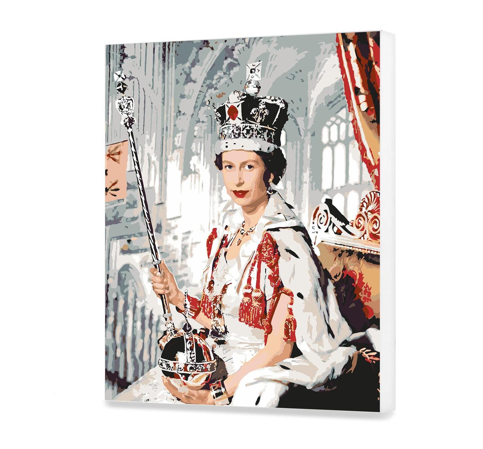 Młoda królowa Elżbieta II