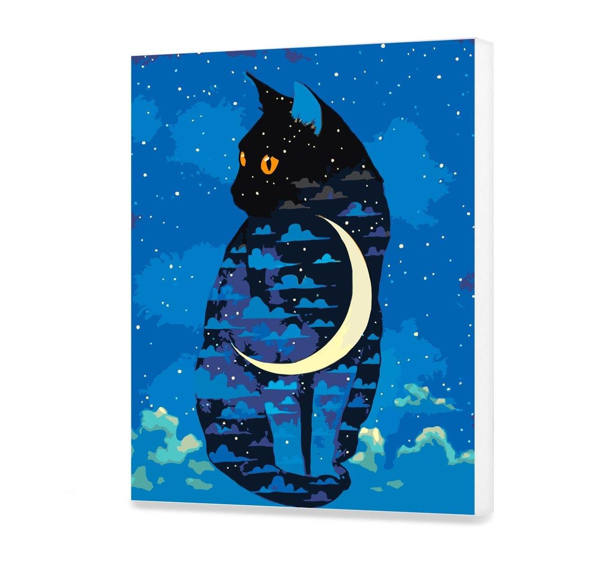 Czarny Kot I Księżyc JD0018