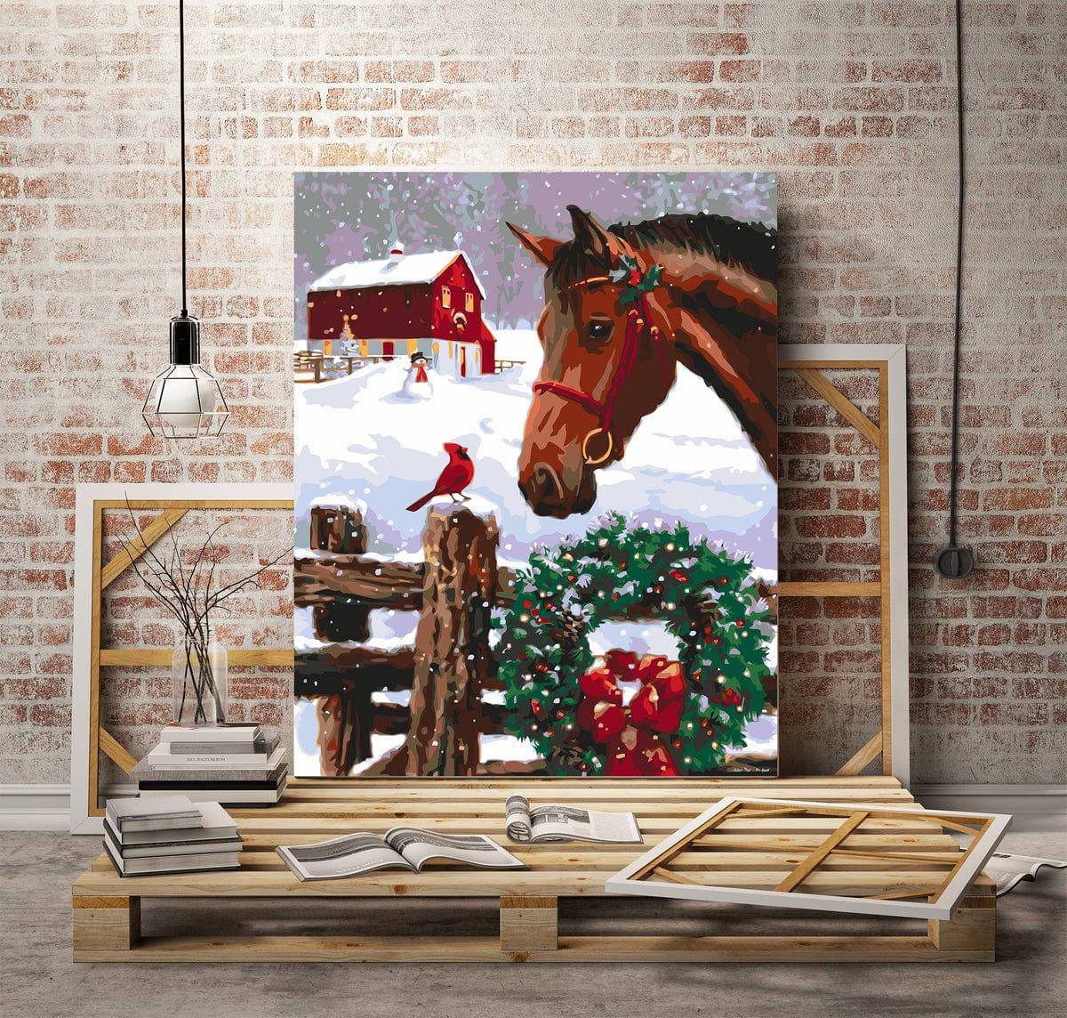 Bożonarodzeniowy koń