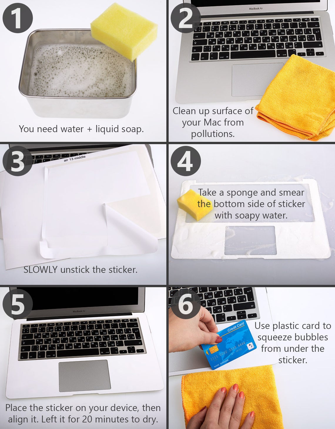 WŁASNY PROJEKT Dla Naklejki na Macbook