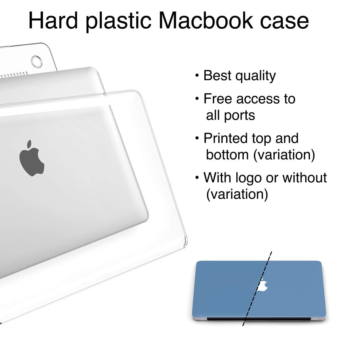 WŁASNY PROJEKT Dla Plastikowe etui na Macbooka