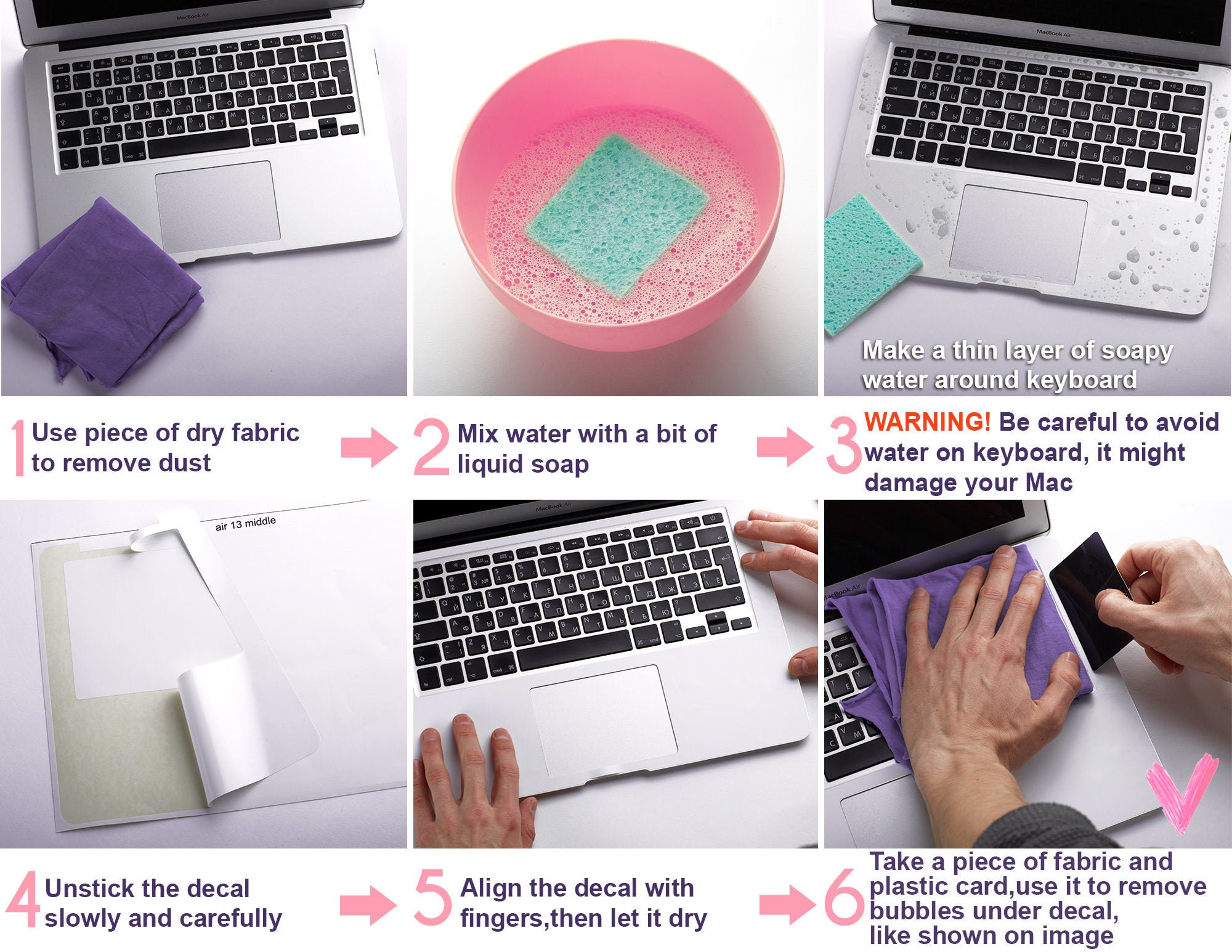 Naklejki na Macbook CA3002