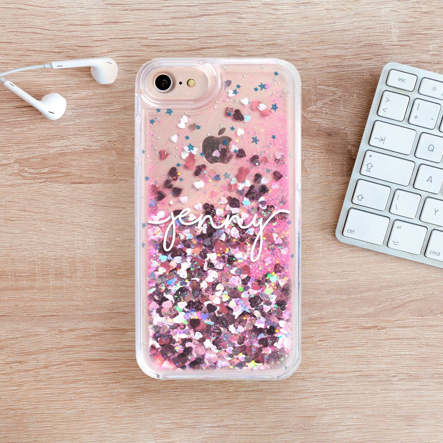 Etui z brokatem na telefon YZ1114