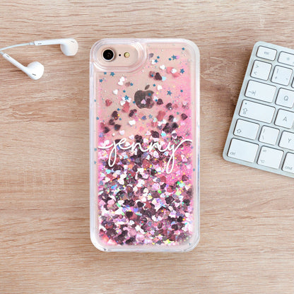 Etui z brokatem na telefon YZ1114