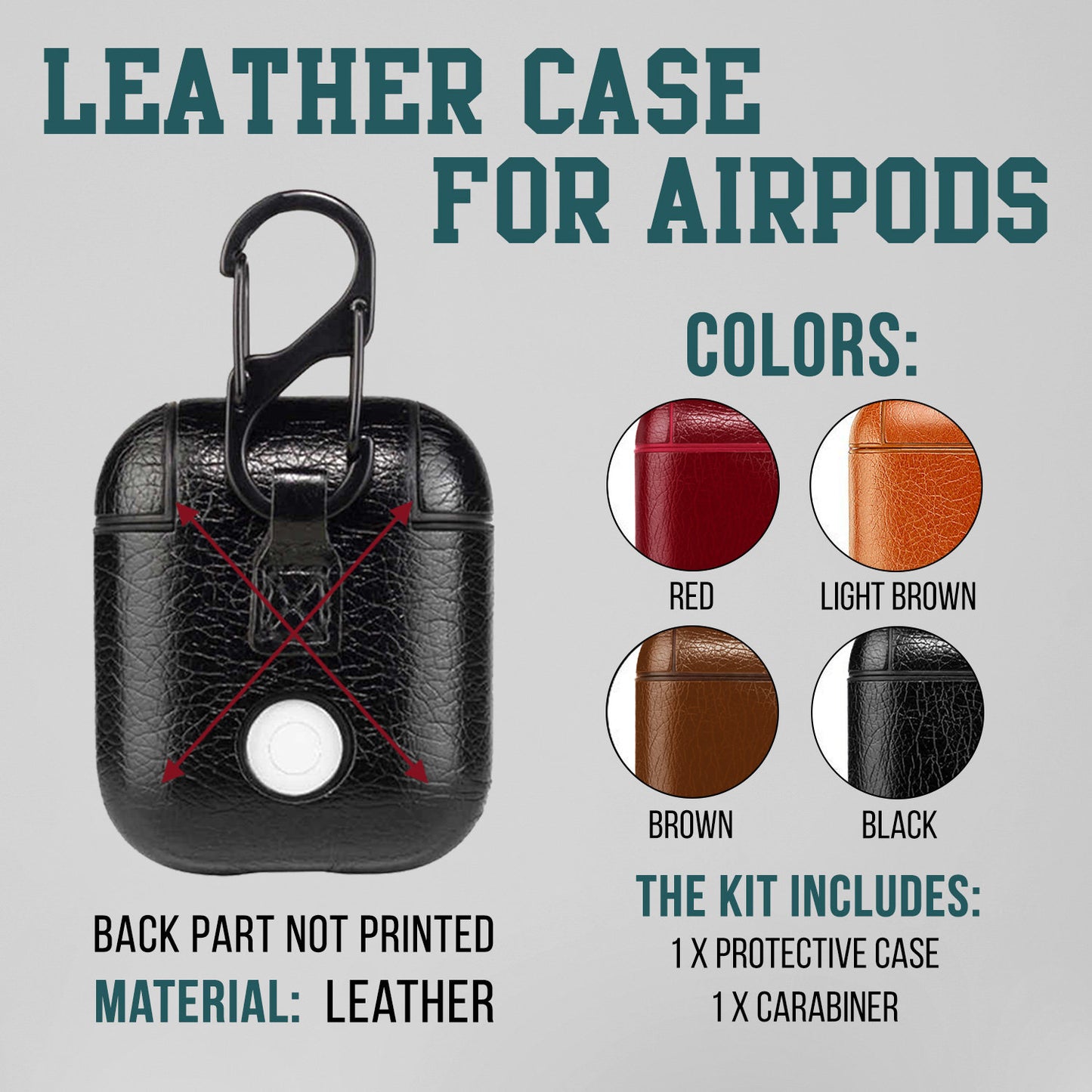ETUI AIRPODS EKO SKÓRA CP6207