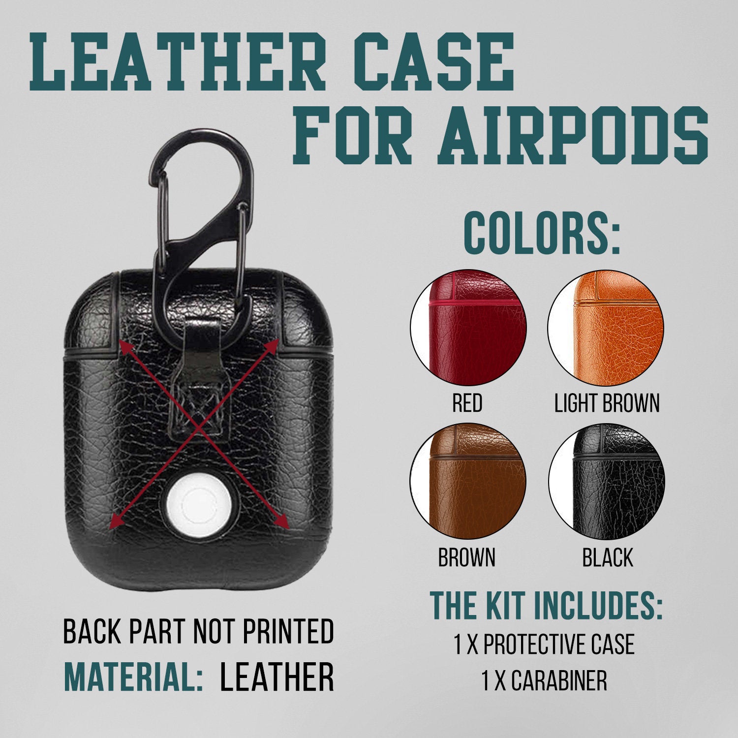 ETUI AIRPODS EKO SKÓRA CP6208