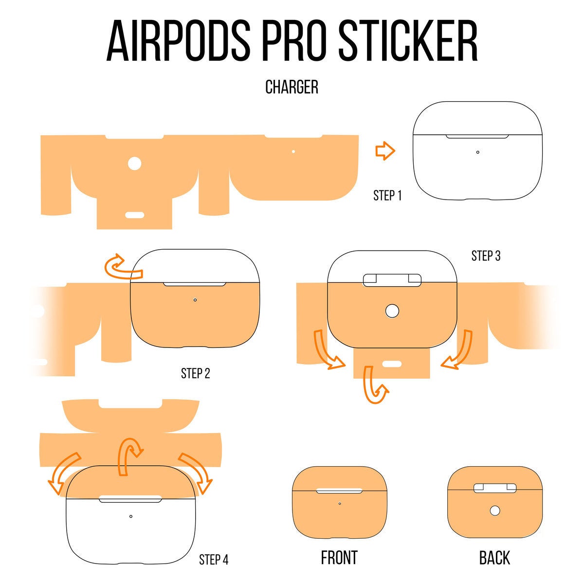 Naklejki AirPods SG4192