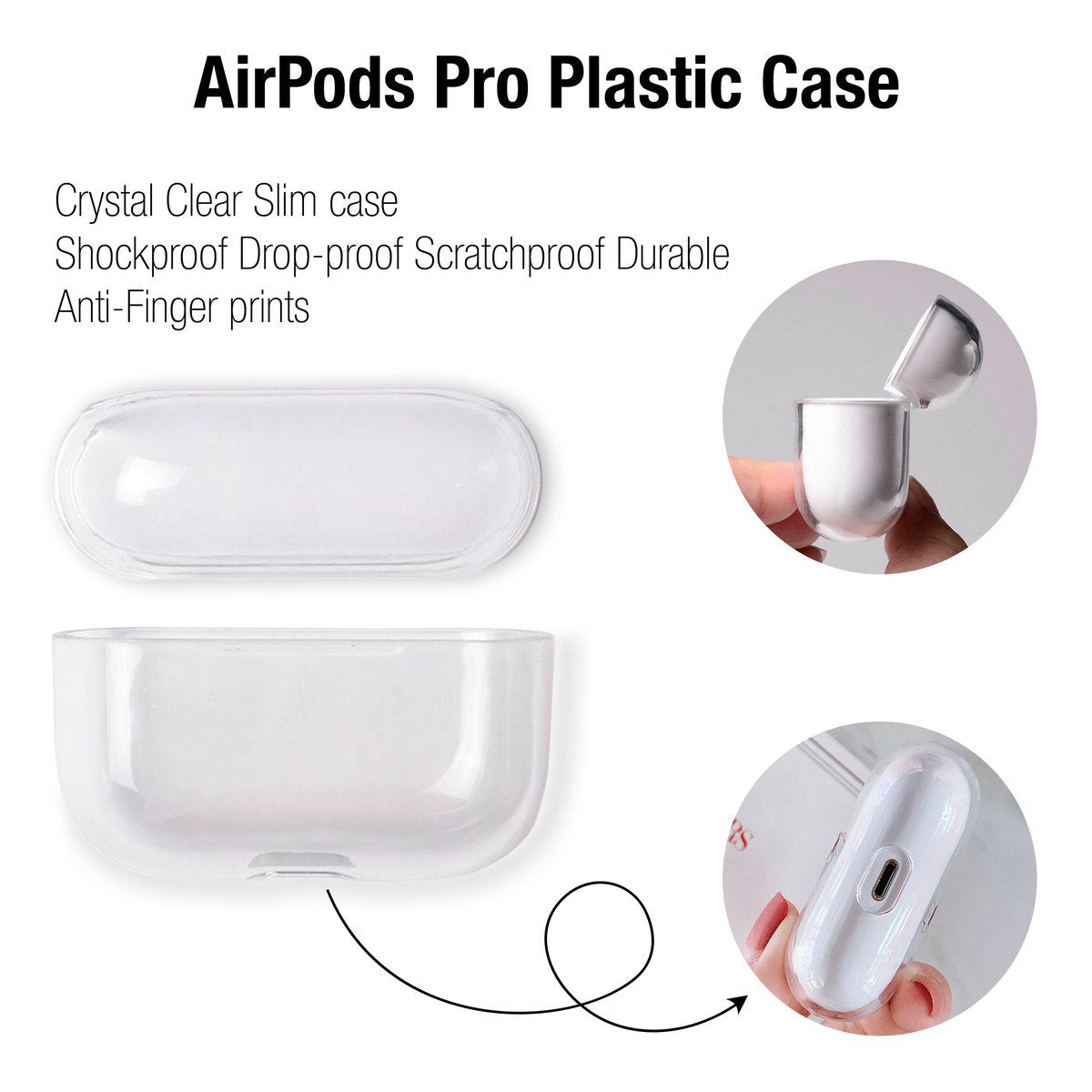 Etui plastikowe AirPods DE0286