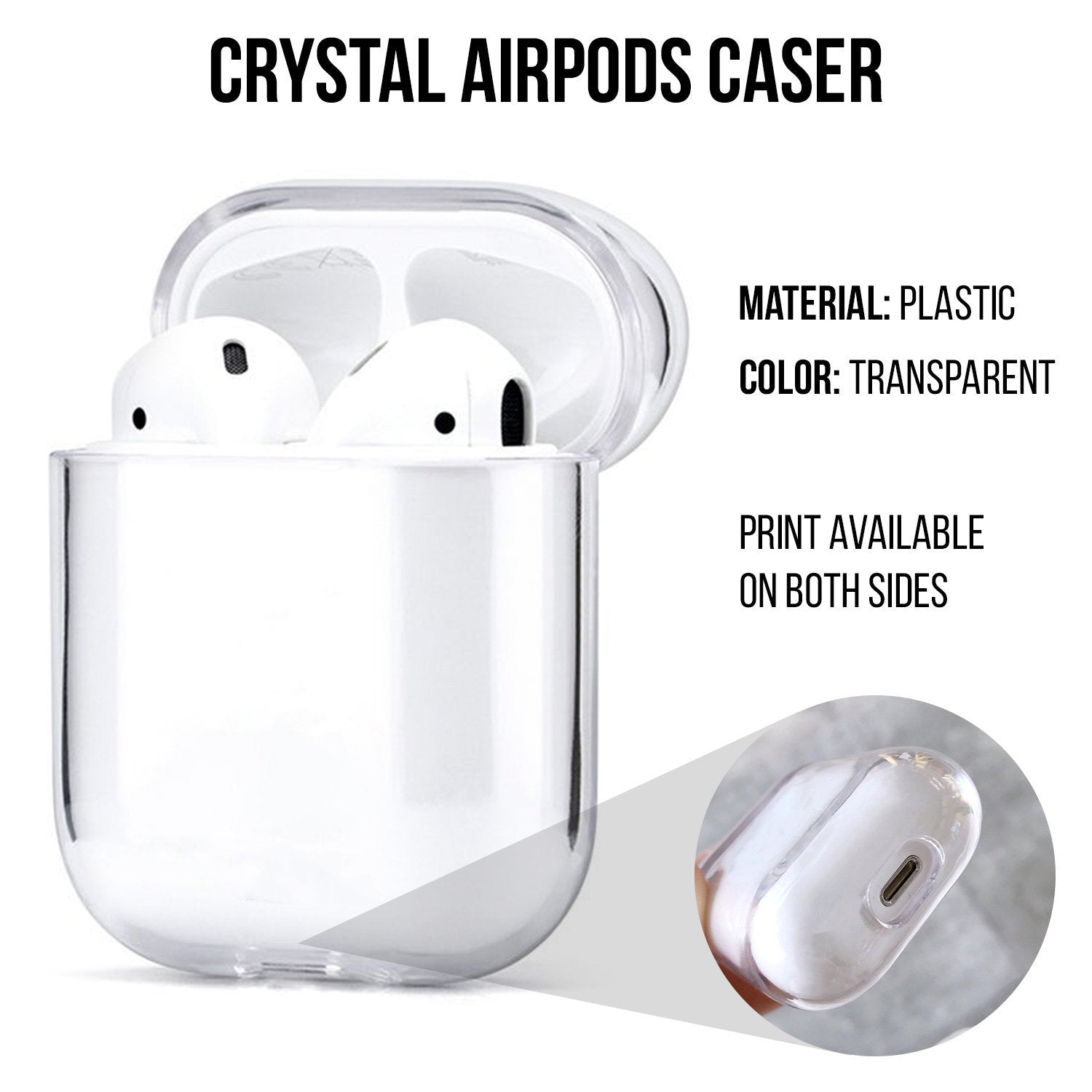 Etui plastikowe AirPods CE0298