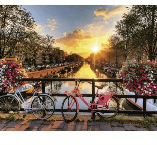 Amsterdam Zachód Słońca